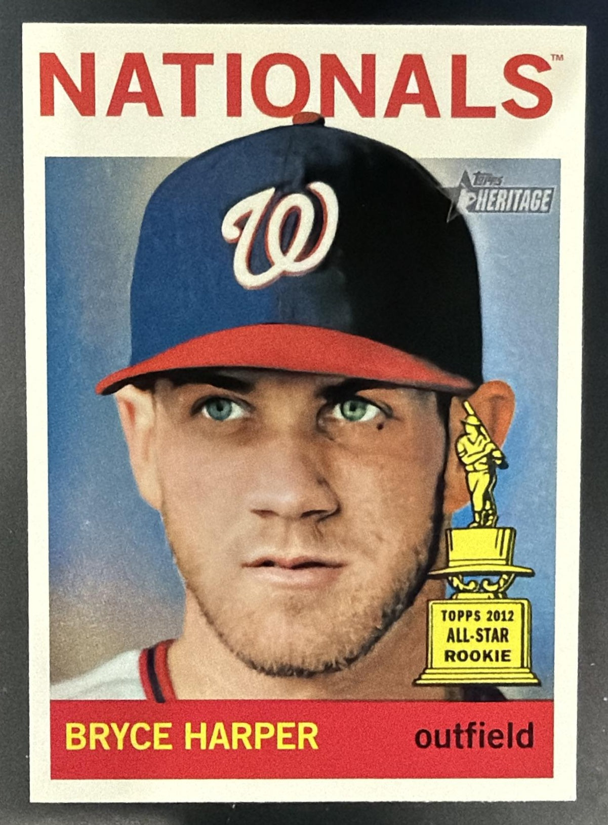 2013 Topps Heritage Bryce Harper #440 All-Star Nationals — front