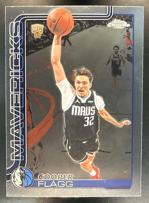 2025-26 Topps Chrome Update Cooper Flagg #151 RC Mavericks