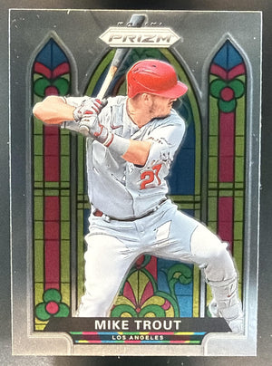 2021 Panini Prizm Mike Trout #SG-1 Stained Glass Angels