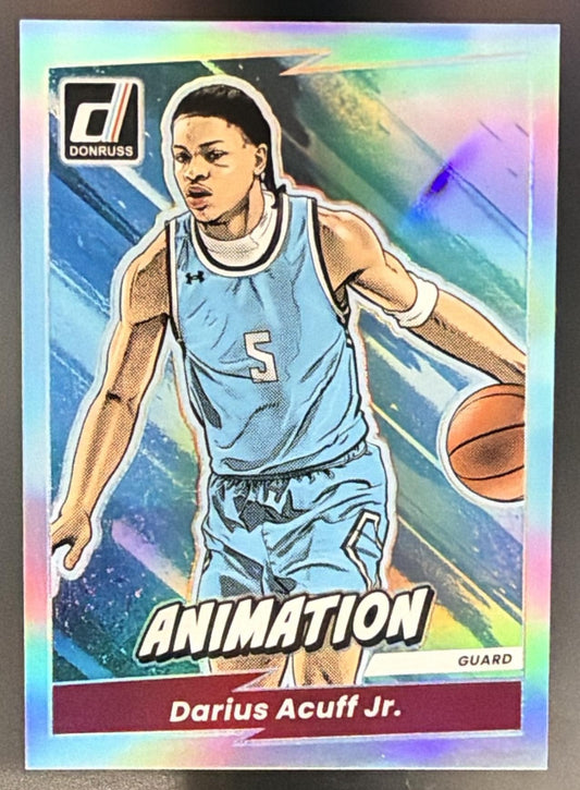 2025-26 Panini Donruss Darius Acuff Jr. #17 Animation RC Razorbacks — front