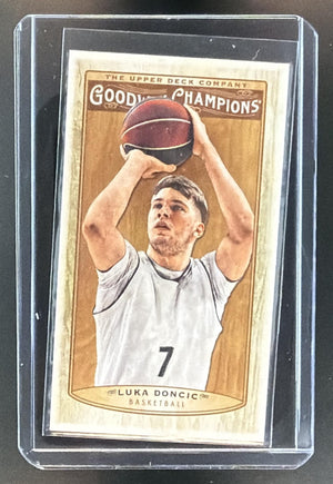 2019 Upper Deck Goodwin Champions Luka Doncic #30 Mini Wood