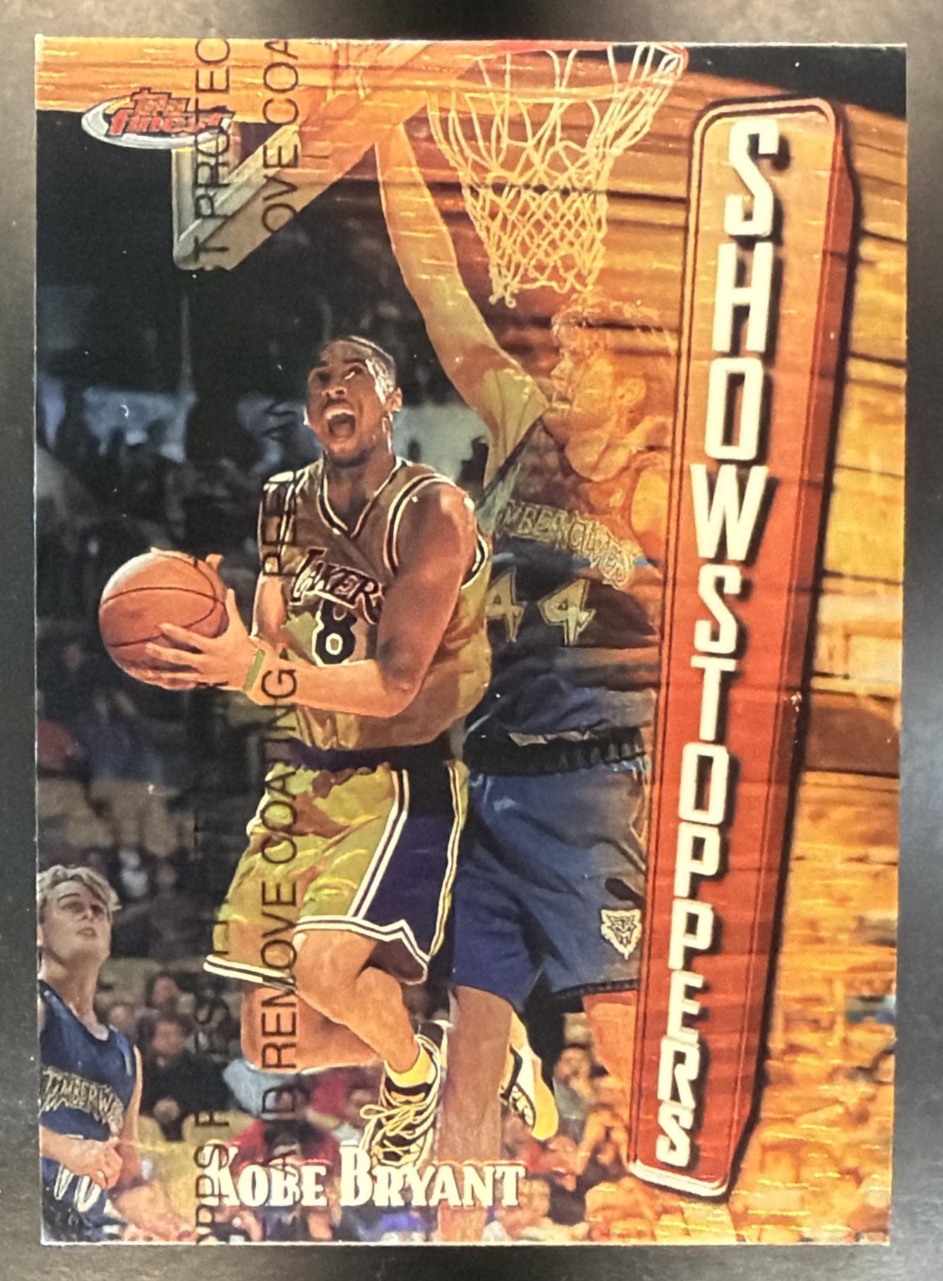 1997-98 Topps Finest Kobe Bryant #262 Bronze Lakers — front