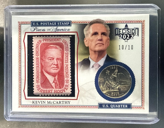 2023 Decision 2022 Update Kevin McCarthy Pieces of America Stamp 10/10 — front