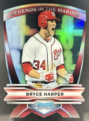 2012 Bowman Chrome Bryce Harper #LIM-BH Legends In The Making Die Cuts RC