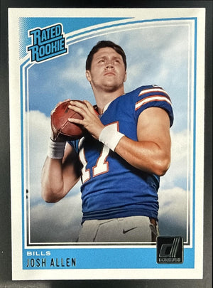 2018 Panini Donruss Josh Allen #304 RC Bills