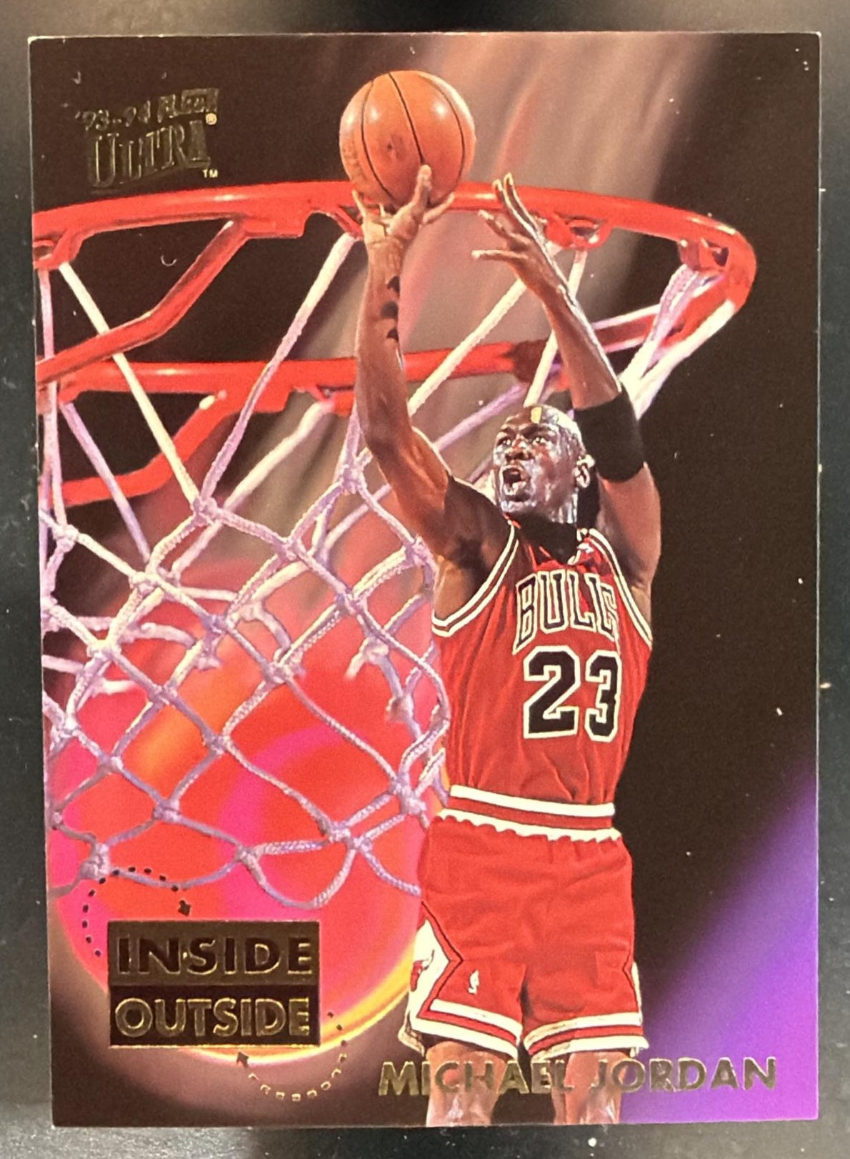 1993-94 Fleer Ultra Michael Jordan #4 Inside Outside Bulls — front
