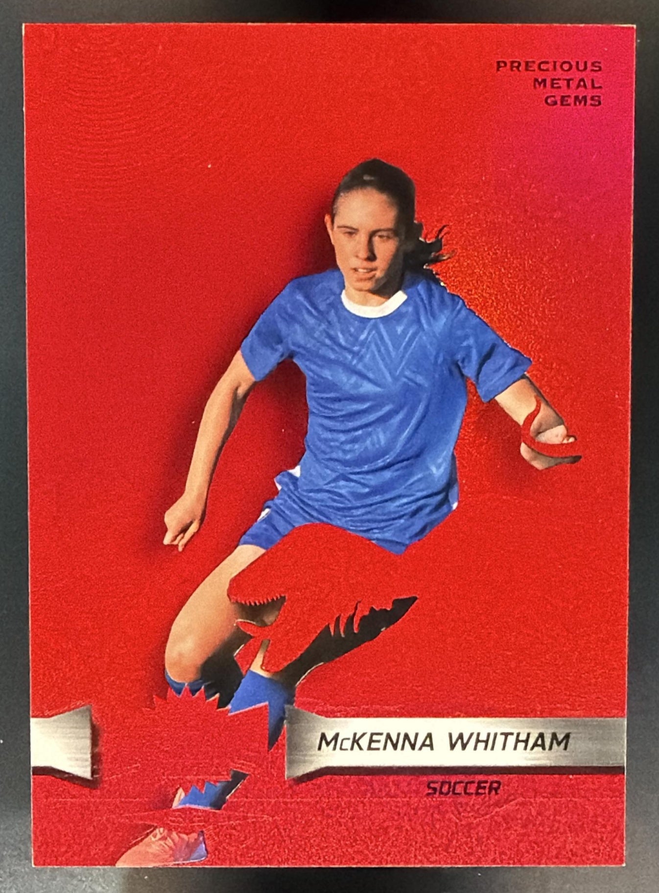 2026 Skybox Metal Universe SE McKenna Whitham #48 Precious Gems Red 44/100 — front