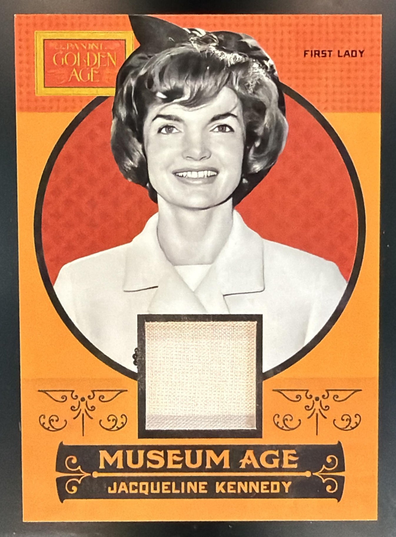 2014 Panini Golden Age Jacqueline Kennedy #36 Museum Memorabilia MEM — front