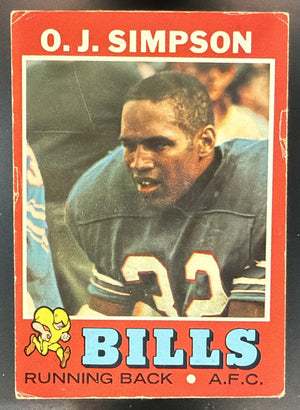 1971 Topps O.J. Simpson #260 Bills