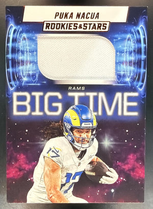 2025 Panini Rookies & Stars Puka Nacua #13 Big Time MEM Rams