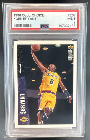 1996-97 Upper Deck Collector's Choice Kobe Bryant #267 RC Lakers PSA 9