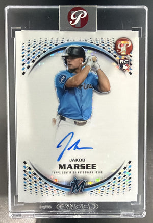2026 Topps Pristine Jakob Marsee #PA-JMA Auto Refractor RC Marlins