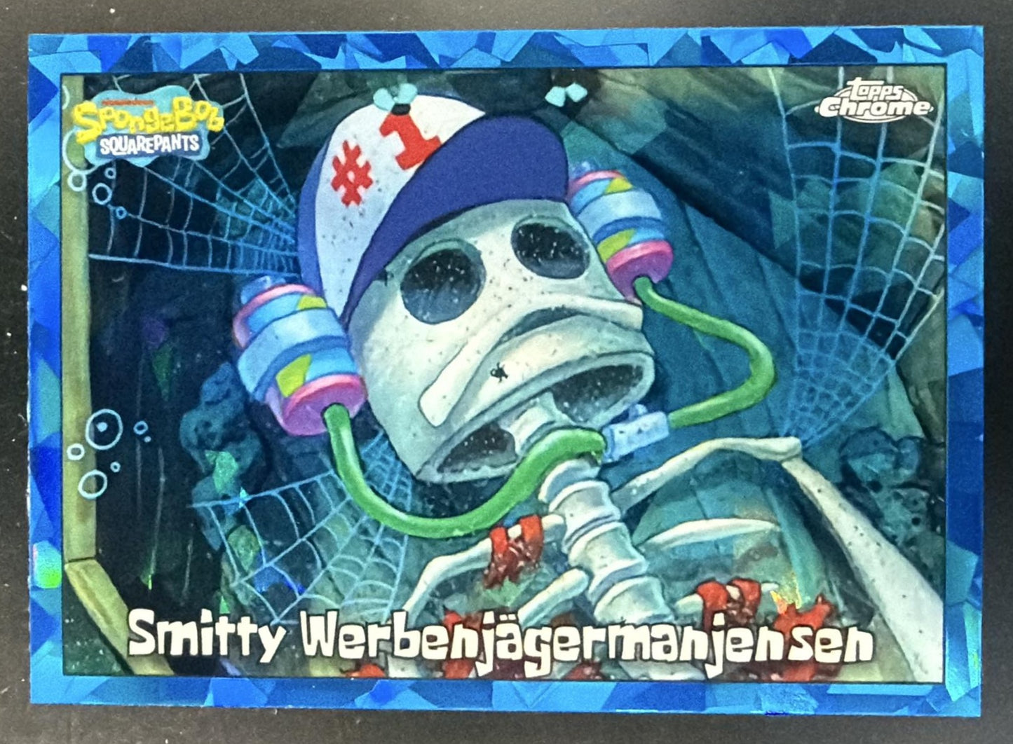 2025 Topps Chrome SpongeBob SquarePants Sapphire Smitty Werbenjagermanjensen — front