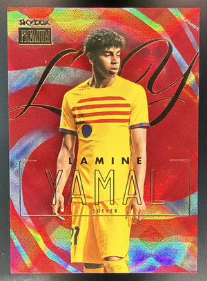 2026 Skybox Metal Universe SE Lamine Yamal #S-15 Premium Star Rubies 18/50