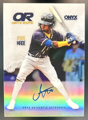 2025 Onyx Jesus Made On Card Auto