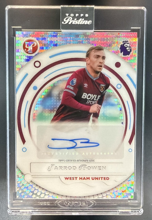2025-26 Topps Pristine Premier League Jarrod Bowen #PA-BN Auto West Ham — front