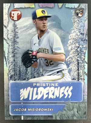 2026 Topps Pristine Jacob Misiorowski #PW-20 Wilderness RC Brewers