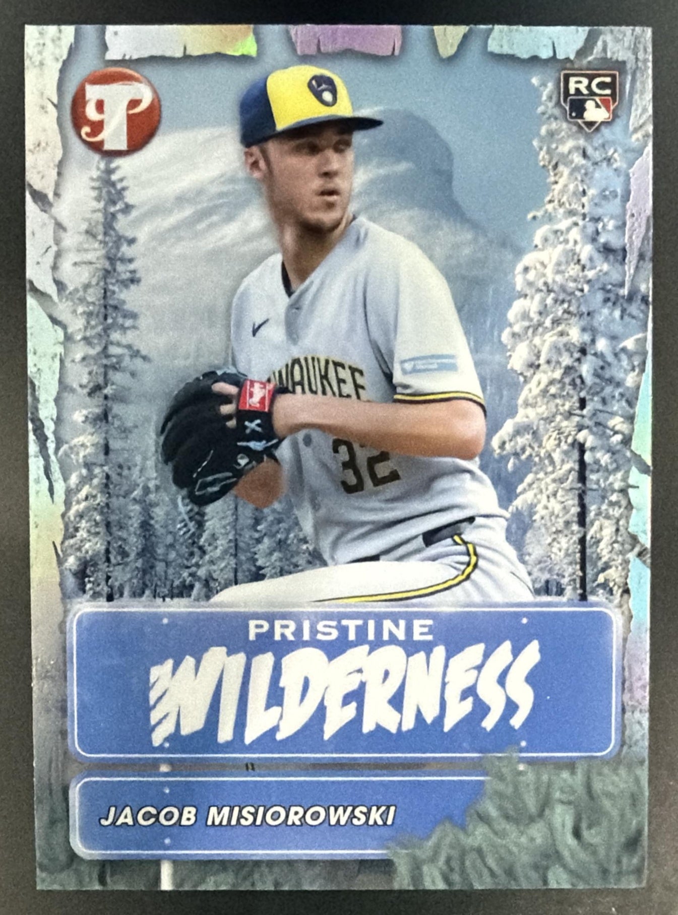 2026 Topps Pristine Jacob Misiorowski #PW-20 Wilderness RC Brewers — front