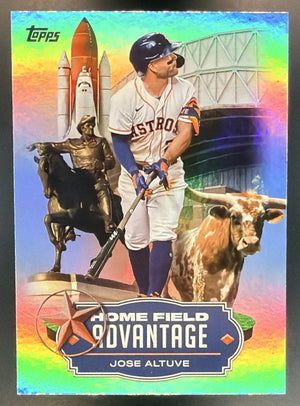 2023 Topps Jose Altuve #HA-10 Home Field Advantage Astros