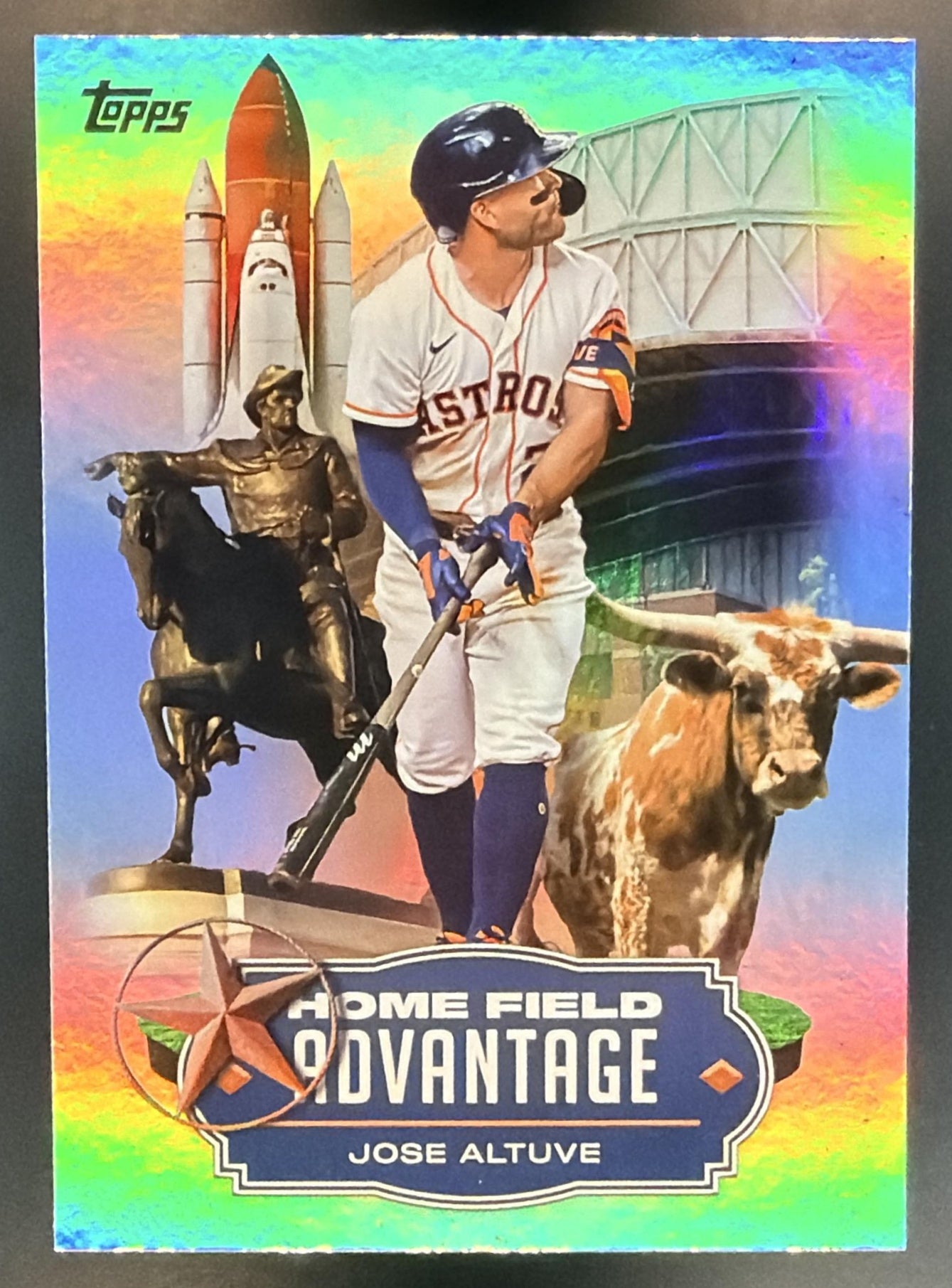 2023 Topps Jose Altuve #HA-10 Home Field Advantage Astros — front