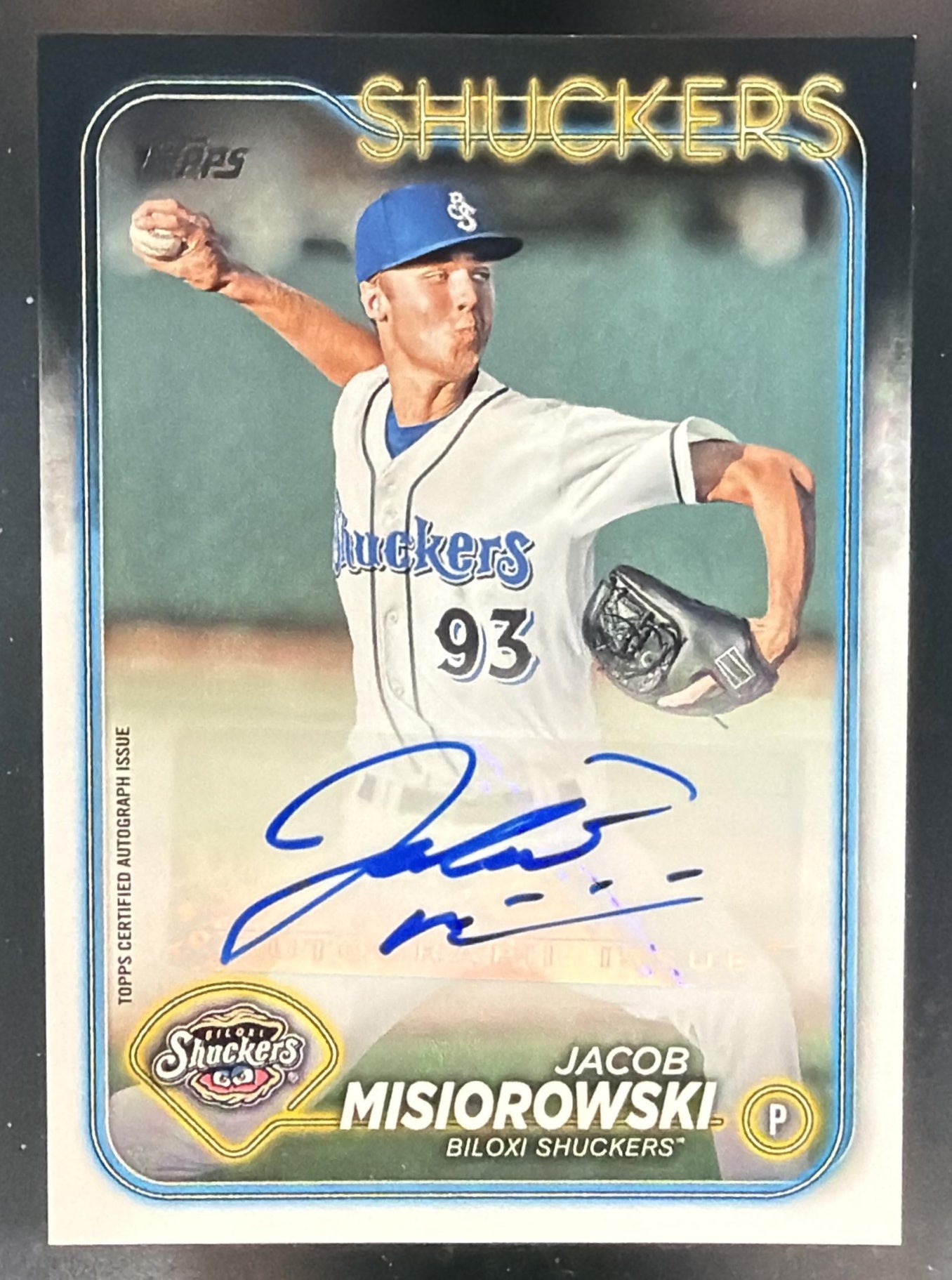2024 Topps Pro Debut Jacob Misiorowski #PD-171 Auto — front