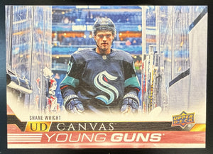 2022-23 Upper Deck Shane Wright #C228 UD Canvas Young Guns RC Kraken