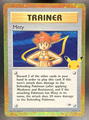 2026 Pokemon 30th Celebration Misty #18/132 Classic Collection Rare Holo
