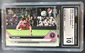 2025 Topps Now MLS Lionel Messi #120 Inter CGC 10