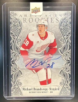 2025 Upper Deck Artifacts Michael Brandsegg-Nygard #XVIII Rookie Redemption Auto