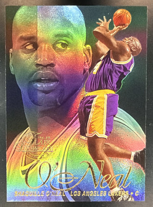 1996-97 Fleer Flair Showcase Shaquille O'Neal #10 Row 2 Style Lakers