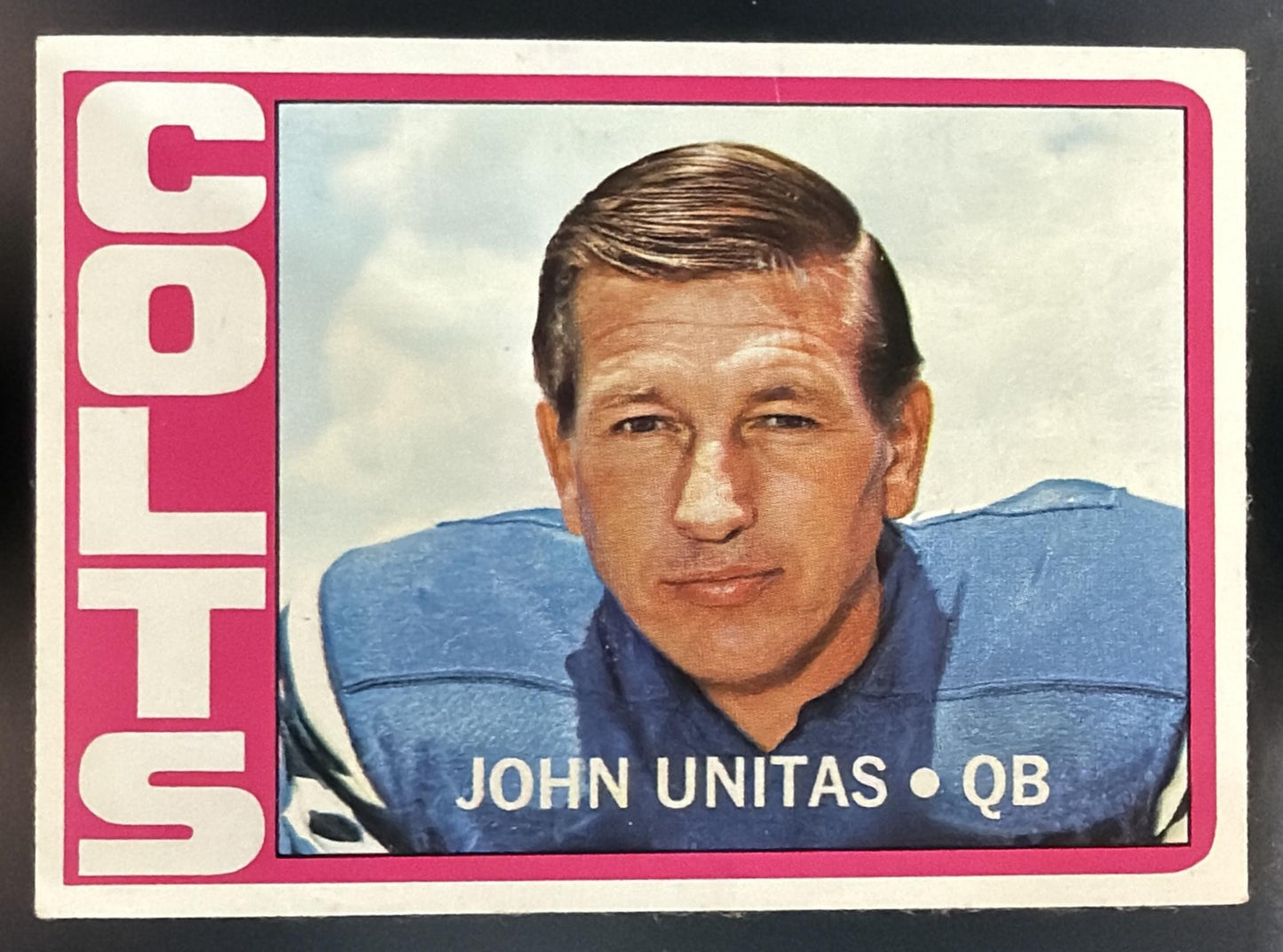 1972 Topps John Unitas #165 — front