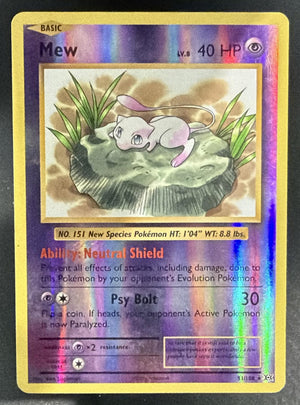 2016 Pokemon XY Evolutions Mew #53/108 Reverse Holo