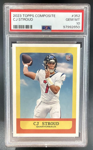 2023 Topps Composite CJ Stroud #352 RC Texans PSA 10