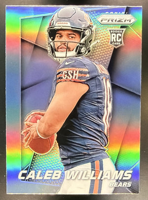 2024 Panini Prizm Caleb Williams #1 Flashback Rookie Silver RC Bears