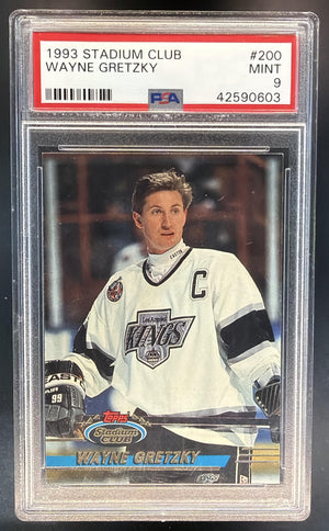 1993-94 Topps Stadium Club Wayne Gretzky #200 Members Only Kings PSA 9