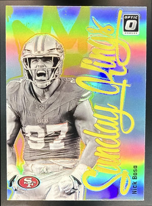 2024 Panini Donruss Optic Nick Bosa #7 Sunday Kings 49ers