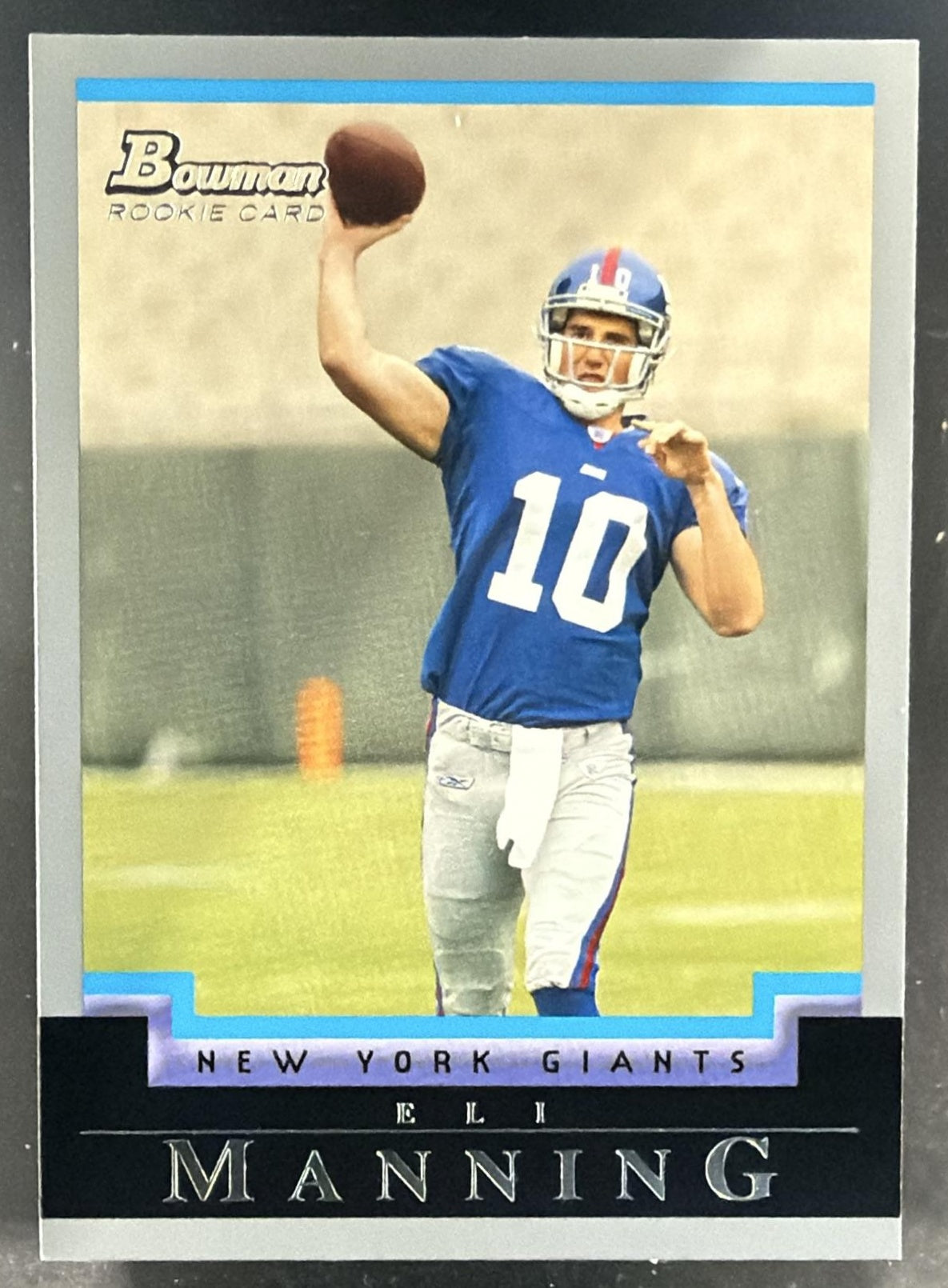 2004 Bowman Eli Manning #111 RC Giants — front