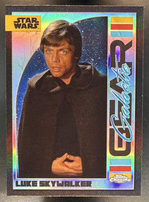 2024 Topps Chrome Star Wars Luke Skywalker #GG-5 Galactic Gear