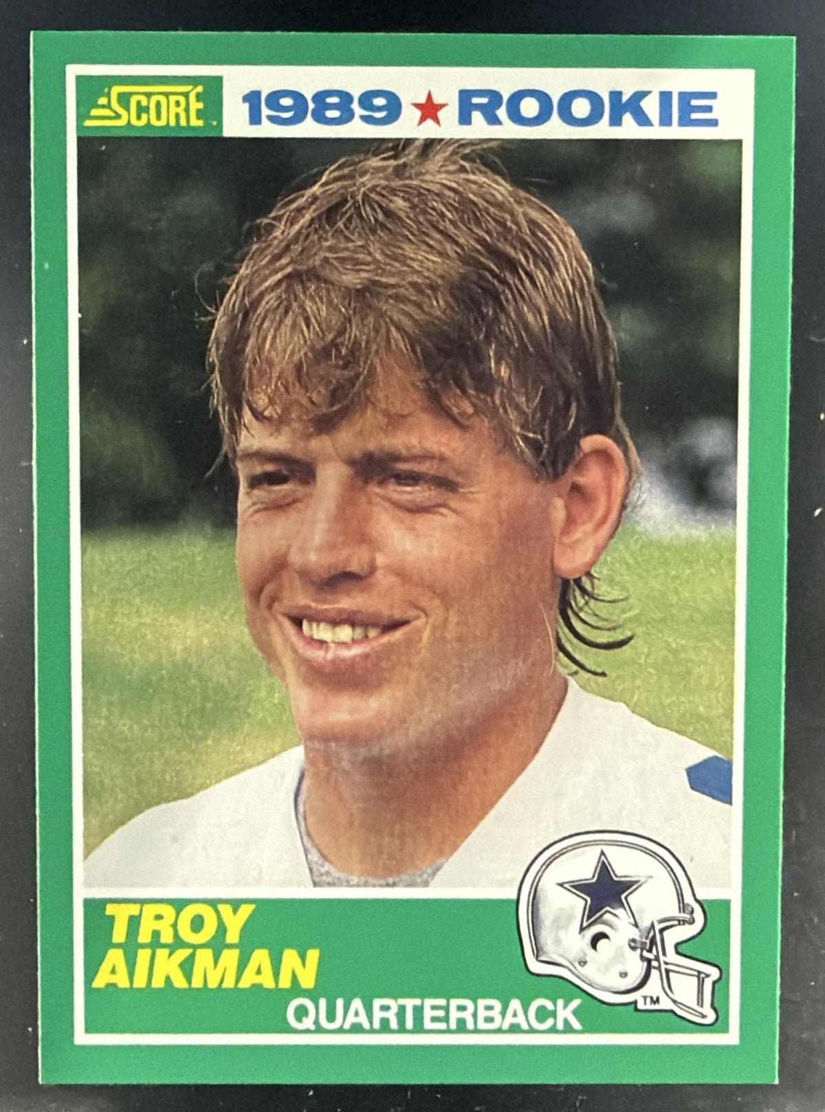 1989 Score Troy Aikman #270 RC Cowboys — front