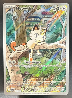 2025 Pokemon Phantasmal Flames Meowth #106/094 Illustration Rare