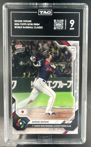 2026 Topps Now World Baseball Classic Shohei Ohtani #WB4 JPN TAG 9