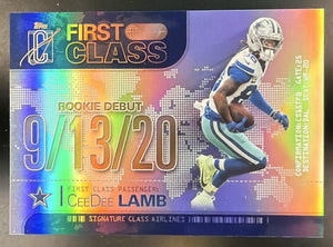 2025 Topps Signature Class CeeDee Lamb #FC-13 First SSP Cowboys
