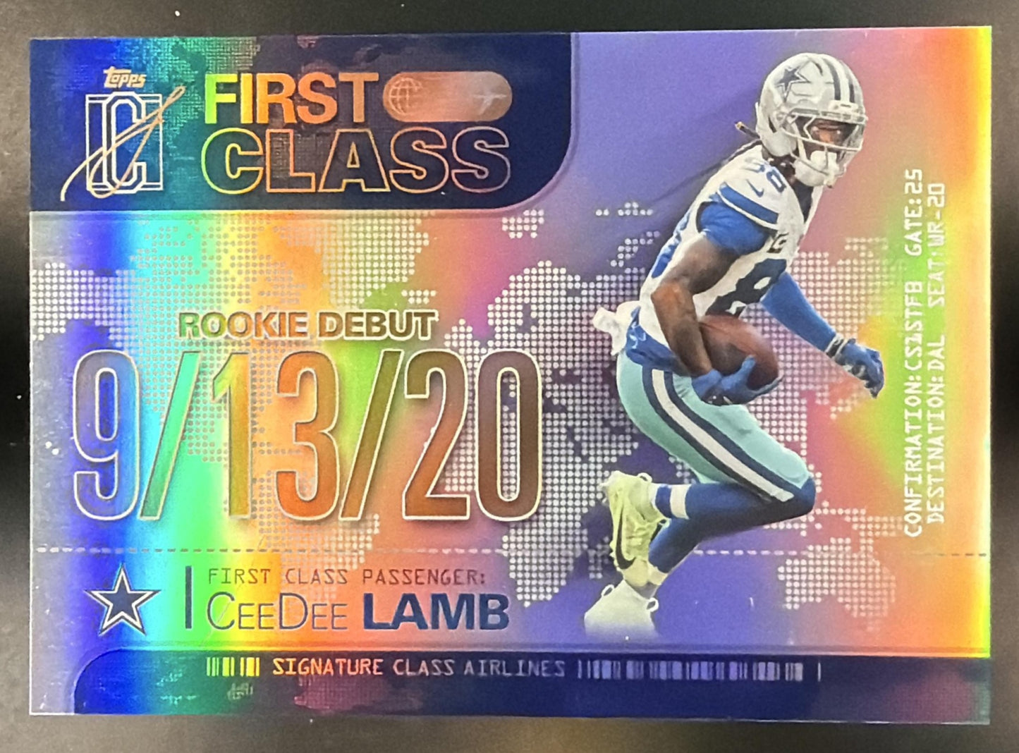 2025 Topps Signature Class CeeDee Lamb #FC-13 First SSP Cowboys — front
