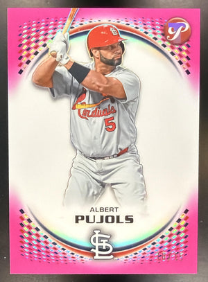 2026 Topps Pristine Albert Pujols #181 Pink Refractor 10/15 Cardinals