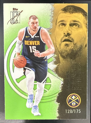 2025-26 Topps Signature Class Nikola Jokic #95 Veteran Lime Foil 128/175 Nuggets