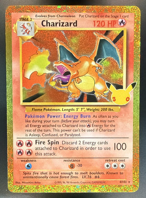 2026 Pokemon 30th Celebration Charizard #4/102 Classic Collection Rare Holo