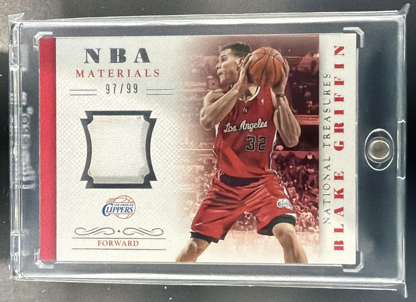2013-14 Panini National Treasures Blake Griffin #16 NBA Materials 97/99 Clippers — front
