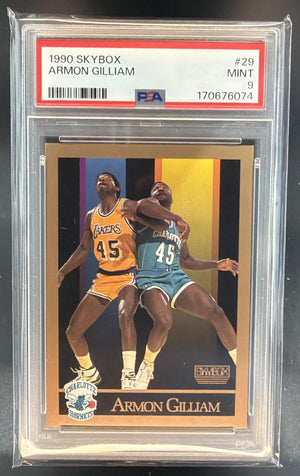 1990-91 Skybox Armon Gilliam #29 Hornets PSA 9