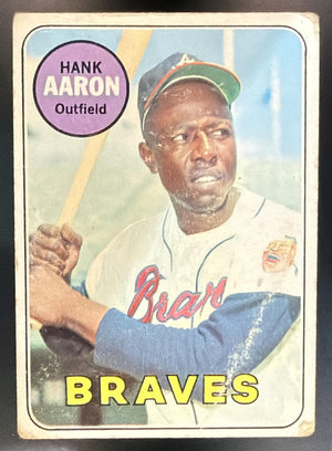1969 Topps Hank Aaron #100 Braves