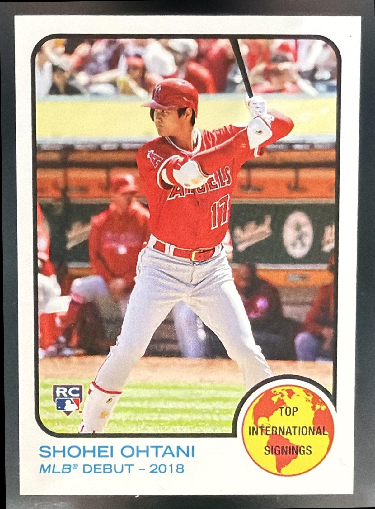 2018 Topps Throwback Thursday Shohei Ohtani #61 RC Angels — front